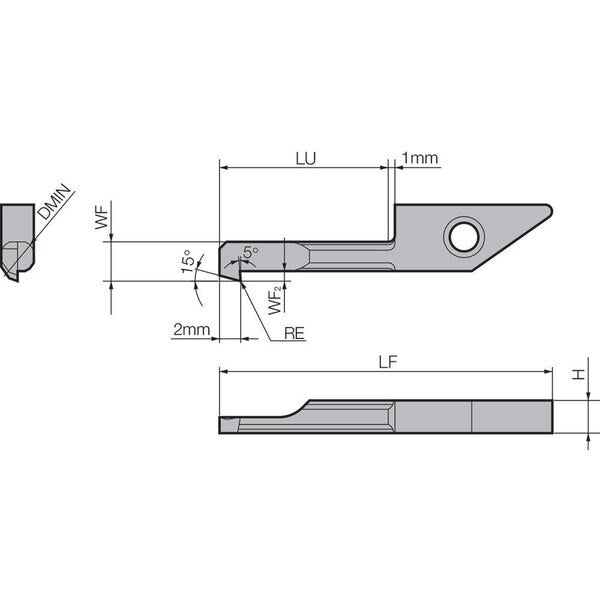 Micro Bar, for Steel Back Boring