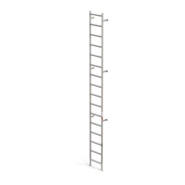 Vertical Ladder, 16 Rungs, 16 ft. Overall Height, 16