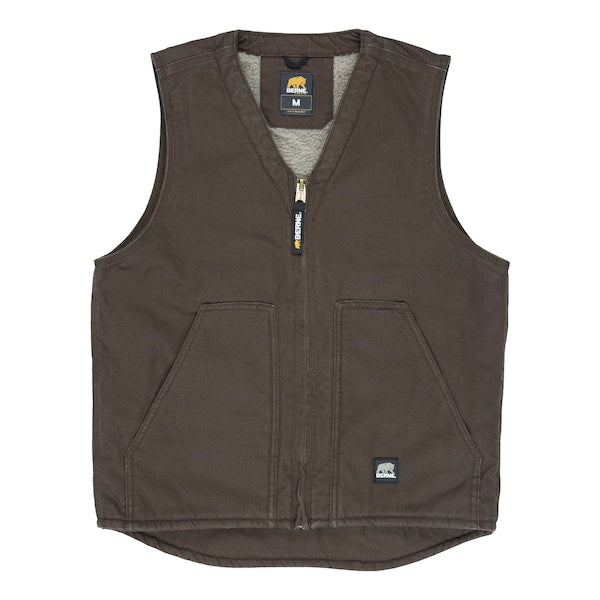 Vest, Washed, V-Neck, 4XL, Regular