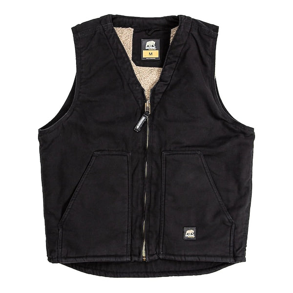 Vest, Washed, V-Neck, 4XL, Regular
