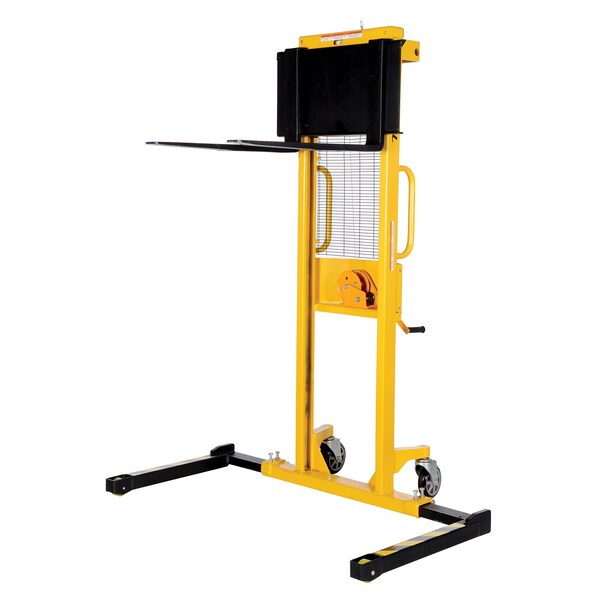 Manual Hand Winch Stacker, 770 lb.