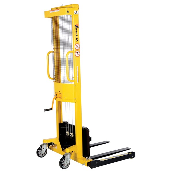 Manual Hand Winch Stacker, 770 lb.