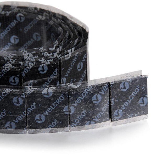 Reclosable Fastener, Black, 450 PK