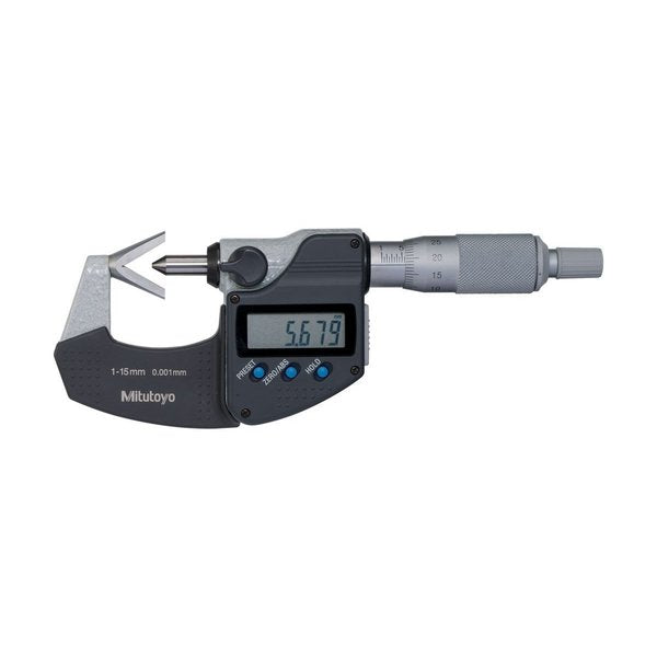 Micrometer, V-Anvil, 3-Flute, 25-40mm