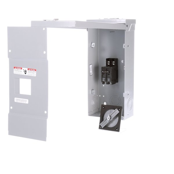 Main Breaker Enclosure, EQ 100A 1-Phase
