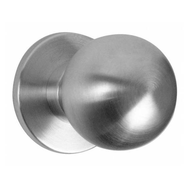 Satin Chrome Passage Knob W101H626