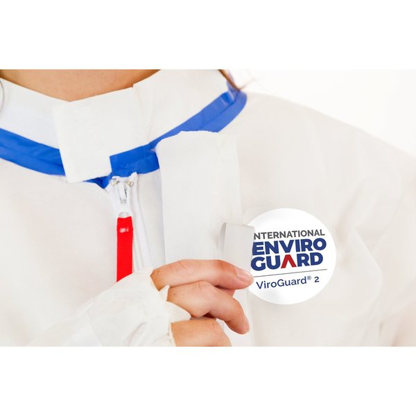 Disposable Coveralls, 25 PK, White, Laminated Nonwoven, Zipper