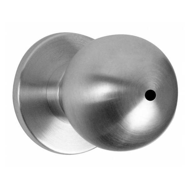Satin Chrome Privacy Knob W301H626