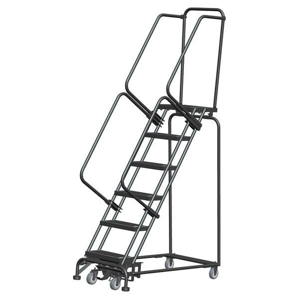 Slope Lockstep Roll Ladder, Steel, 60 in.H