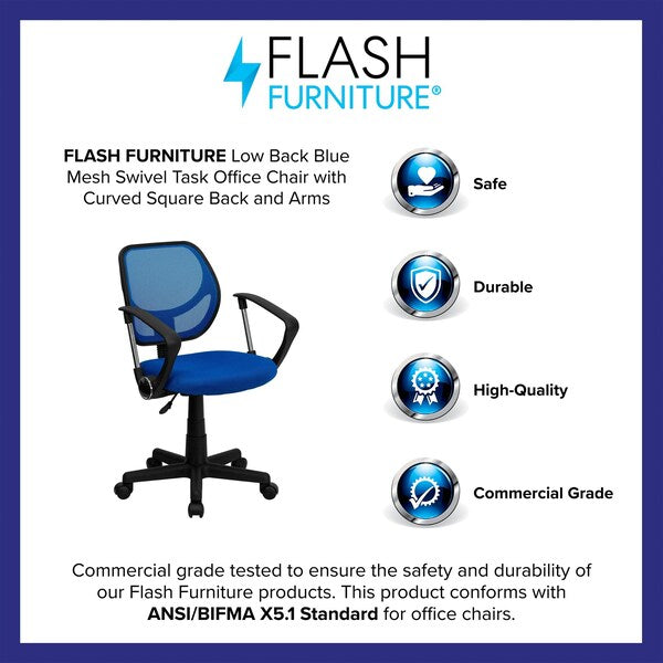 Mesh Task Chair, 15-1/2