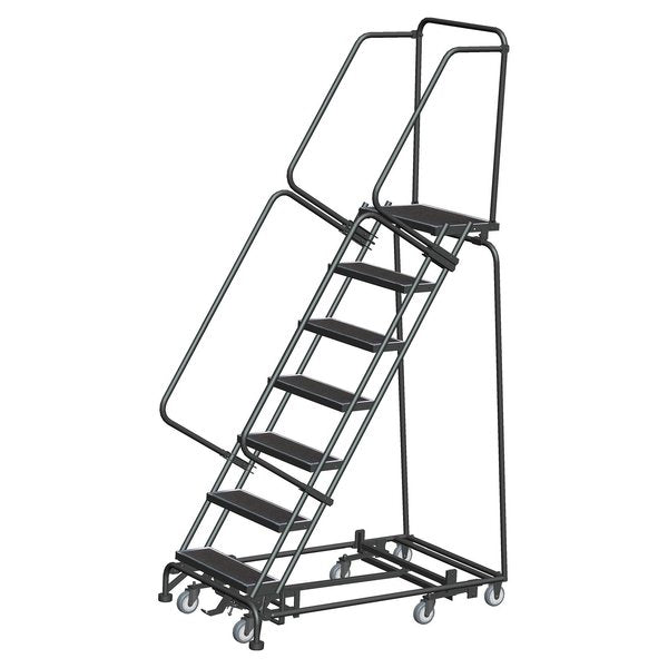 Lockstep Rolling Ladder, Steel, 70 in.H