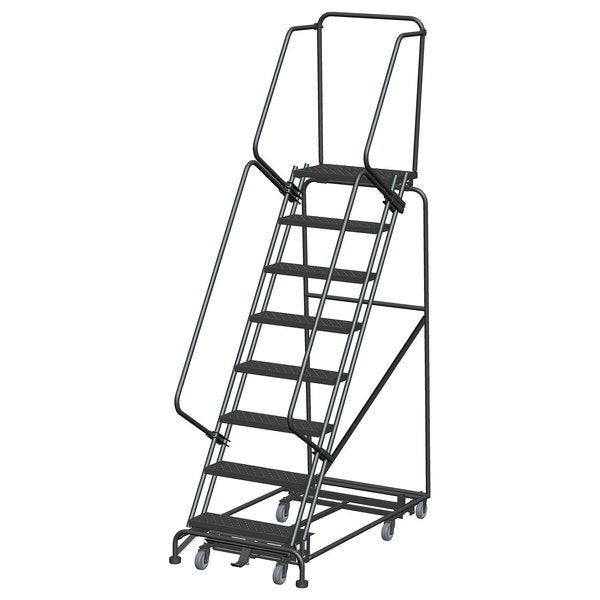 Lockstep Rolling Ladder, Steel, 80 in.H