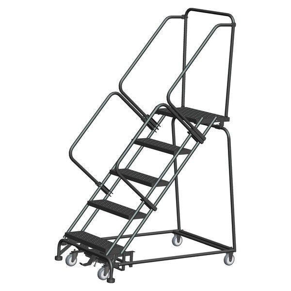 Lockstep Rolling Ladder, Steel, 50 in.H