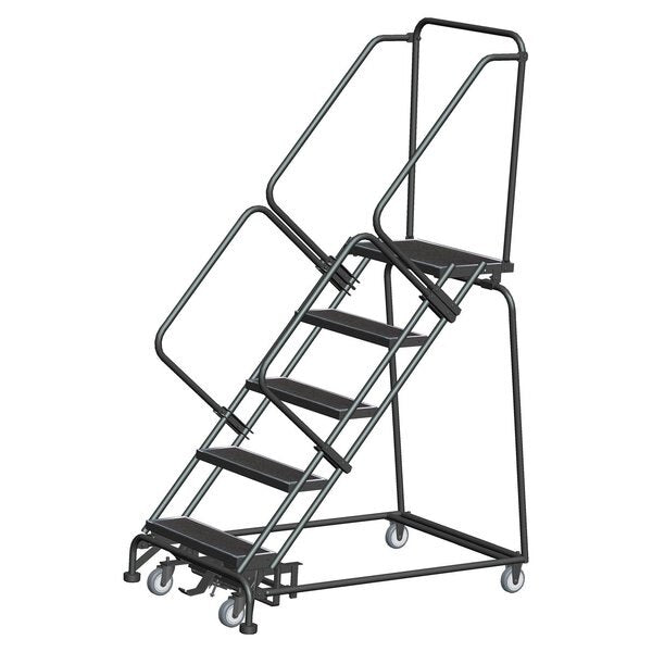 Lockstep Rolling Ladder, Steel, 50 in.H