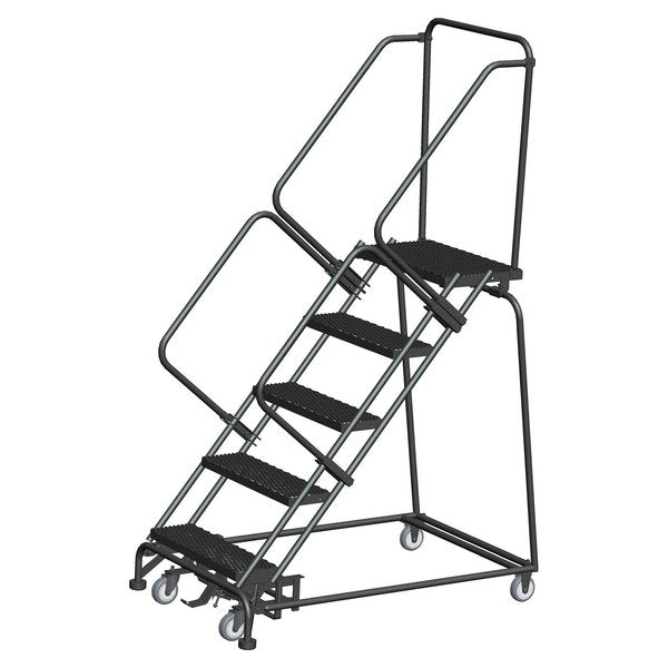 Lockstep Rolling Ladder, Steel, 50 in.H