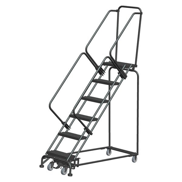 Lockstep Rolling Ladder, Steel, 60 in.H