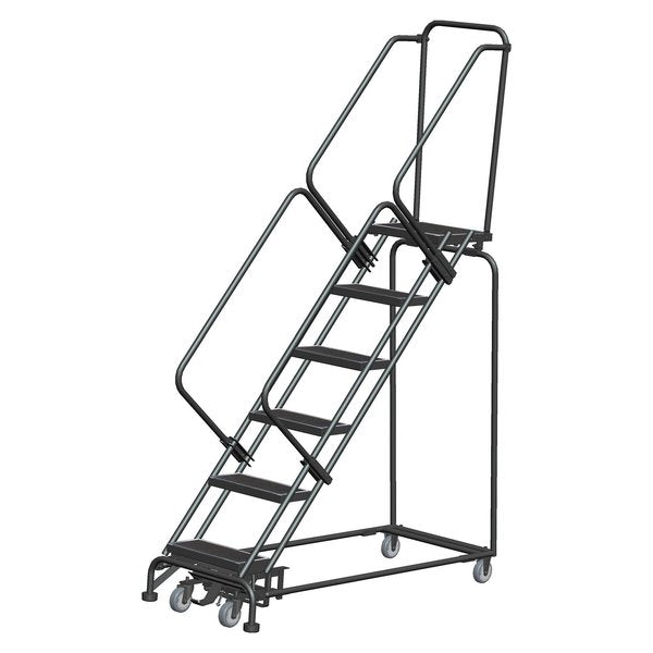 Lockstep Rolling Ladder, Steel, 60 in.H