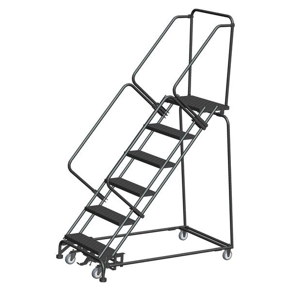 Lockstep Rolling Ladder, Steel, 60 in.H