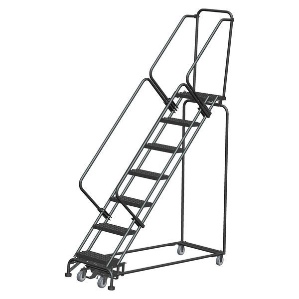 Lockstep Rolling Ladder, Steel, 70 in.H