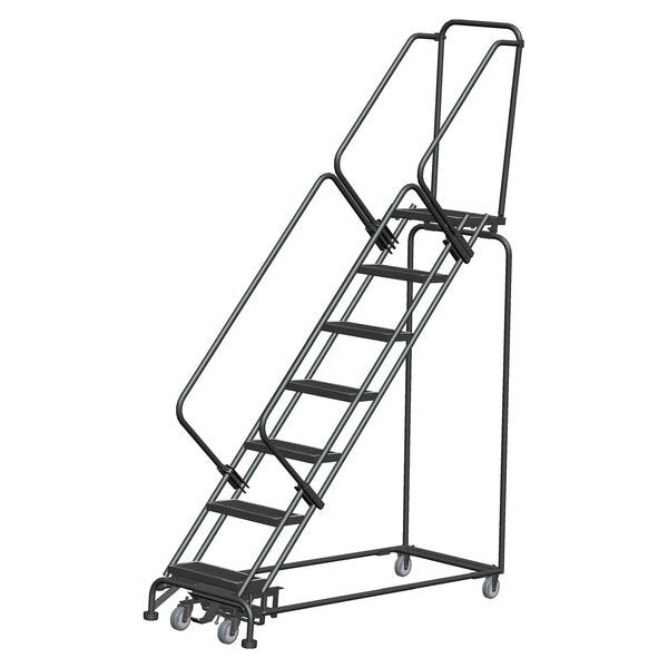 Lockstep Rolling Ladder, Steel, 70 in.H
