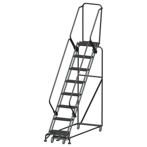 Lockstep Rolling Ladder, Steel, 80 in.H