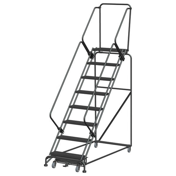 Lockstep Rolling Ladder, Steel, 80 in.H