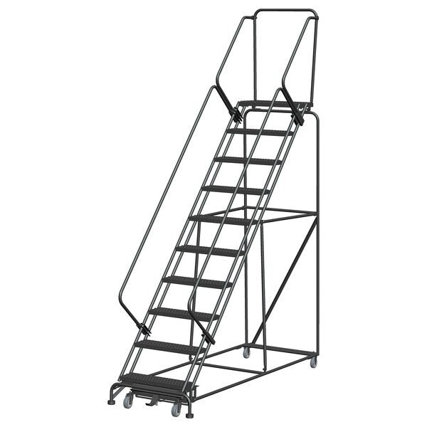 Slope Lockstep Roll Ladder, Steel, 100 in.