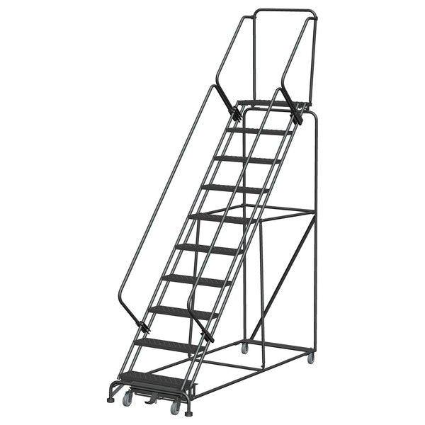 Slope Lockstep Roll Ladder, Steel, 100 in.