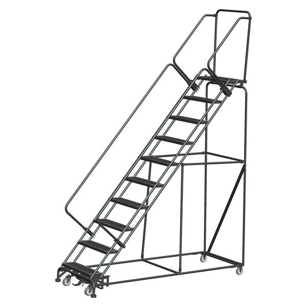 Slope Lockstep Roll Ladder, Steel, 100 in.