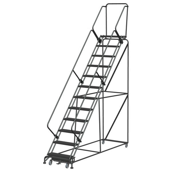 Slope Lockstep Roll Ladder, Steel, 120 in.