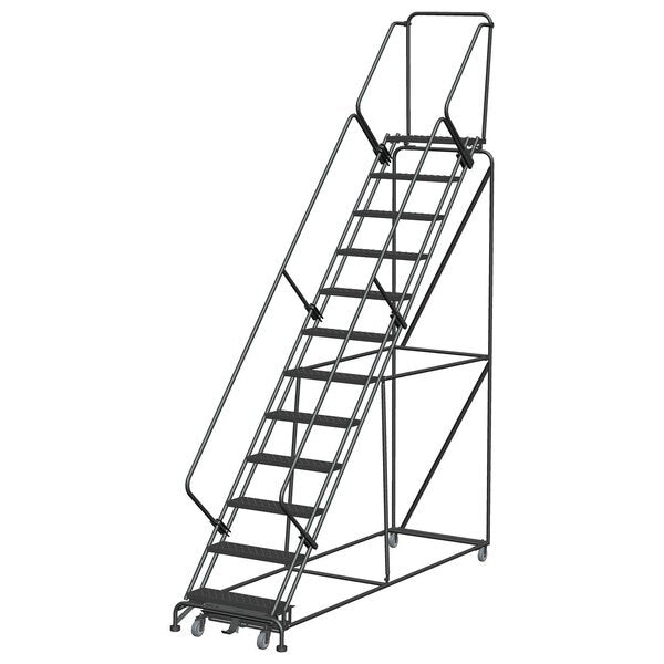 Slope Lockstep Roll Ladder, Steel, 120 in.