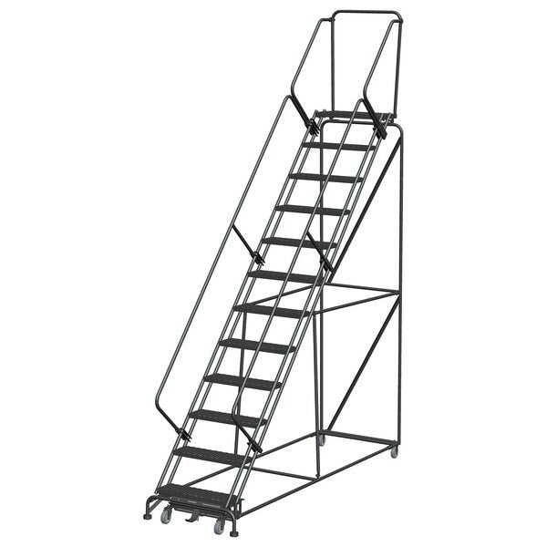 Slope Lockstep Roll Ladder, Steel, 120 in.