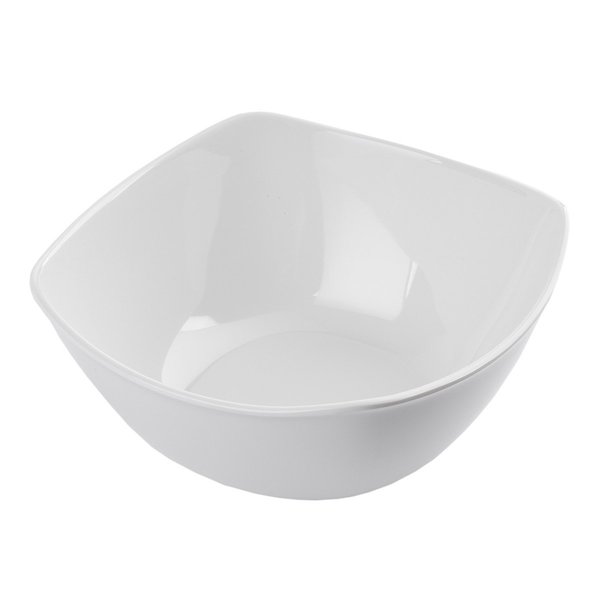 Wavy Melamine Bowl, White, 7