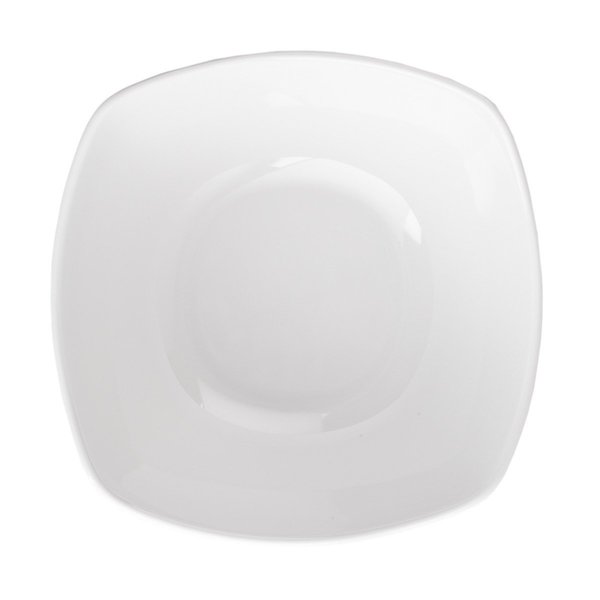Wavy Melamine Bowl, White, 7