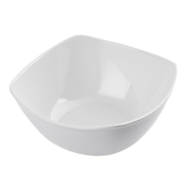 Wavy Melamine Bowl, White, 7
