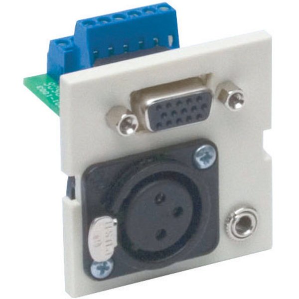 Istation Mod, W/Svga, Xlr, 3.5, Scrw, 2U, Ow