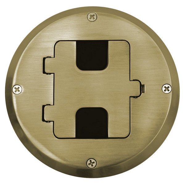 Receptacle Floor Box Kit For Wood Floor