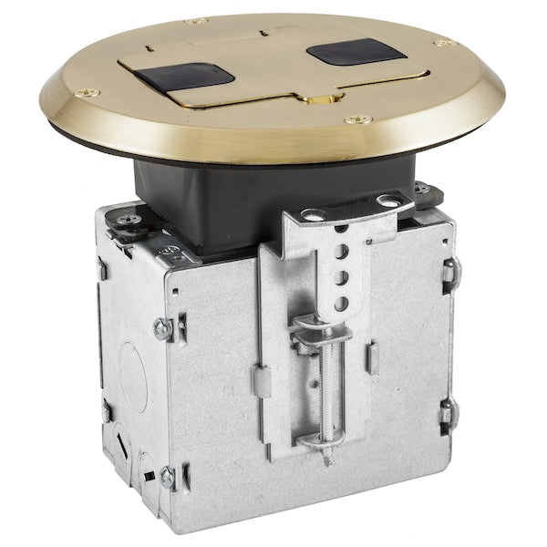 Receptacle Floor Box Kit For Wood Floor
