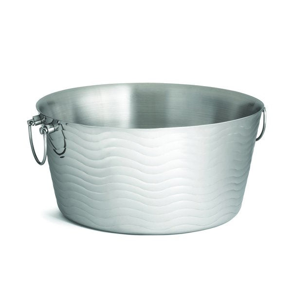 Beverage Tub, Double Wall, SS, 6-3/4 gal.