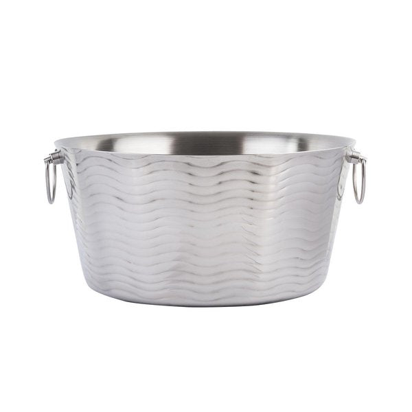 Beverage Tub, Double Wall, SS, 6-3/4 gal.