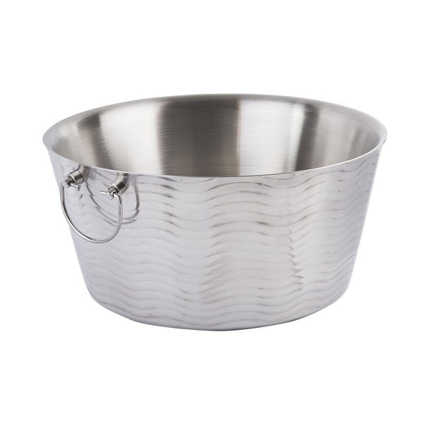 Beverage Tub, Double Wall, SS, 6-3/4 gal.