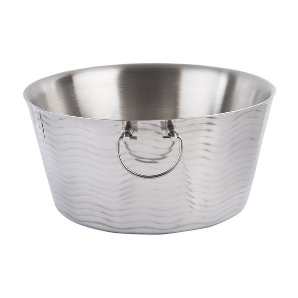 Beverage Tub, Double Wall, SS, 6-3/4 gal.