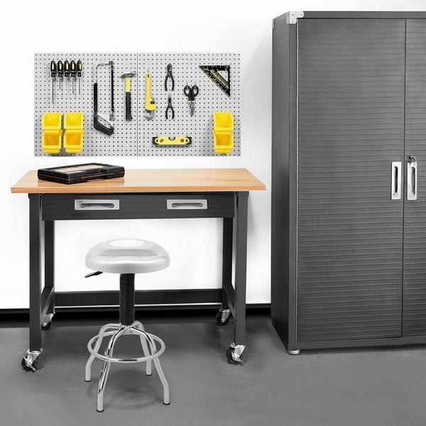 Wood Top Workbench, Satin
