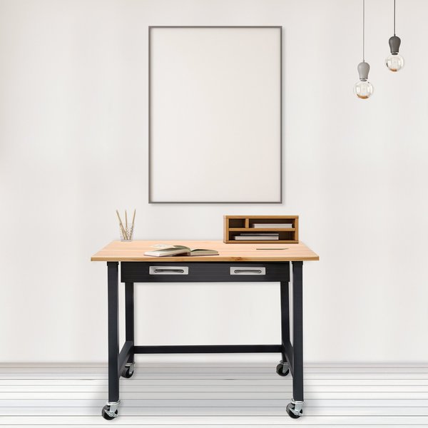 Wood Top Workbench, Satin