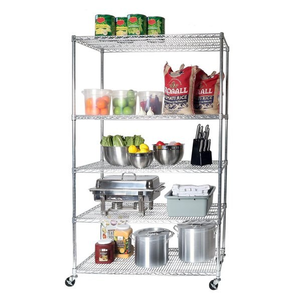UltraDurable, Steel Shelving, 5 Tier