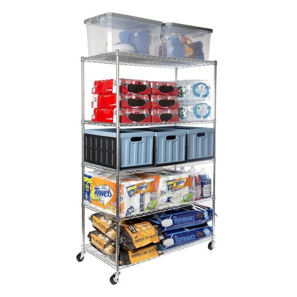UltraDurable, Steel Shelving, 5 Tier