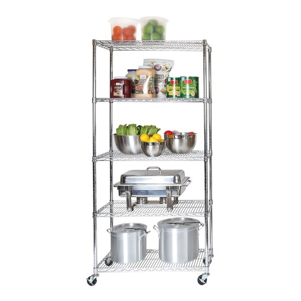 UltraDurable(R), NSF Steel Shelf, 5 Tier