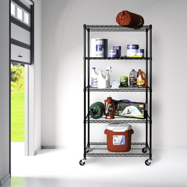UltraDurable(R), NSF Steel Shelf, 5 Tier