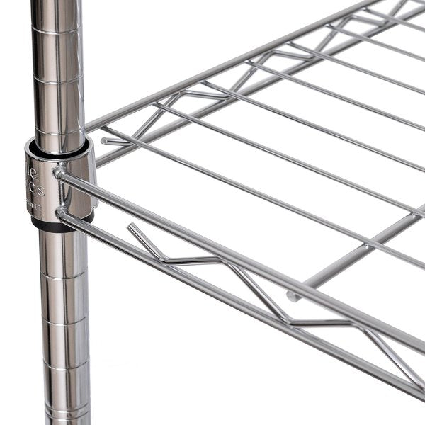 Wire Shelving with Wheels, 5 Tier