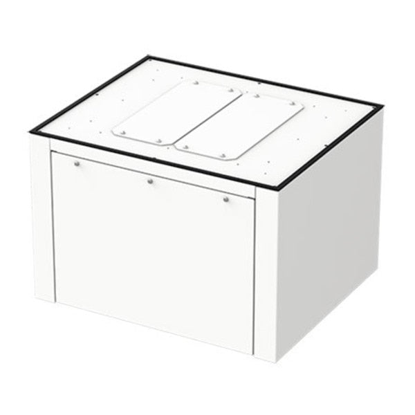 Bases, 24.00x36.00x30.00, White, Aluminum